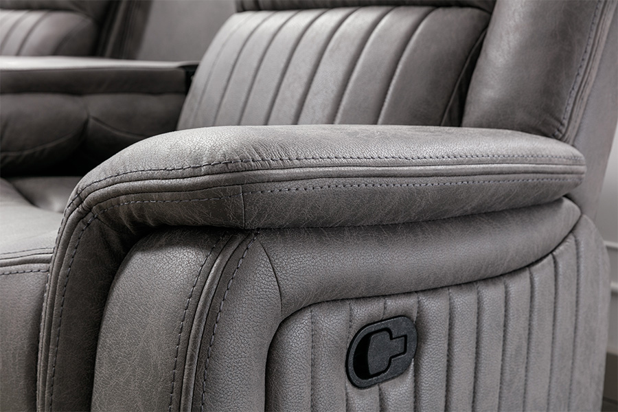 RC-7756大規模なマニュアルプルタブリクライニングソファ