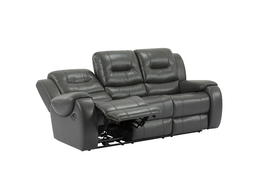 RC-2430 Faux Air Leather Power Three Seater Sofa